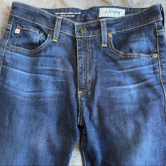 AG Farrah Skinny Ankle Jean Size 29R Dark Wash - Picture 5 of 6
